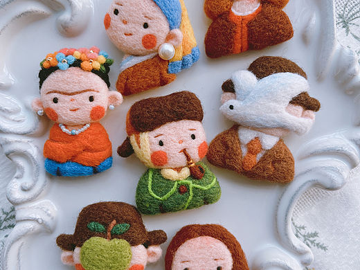 世界名画版羊毛毡