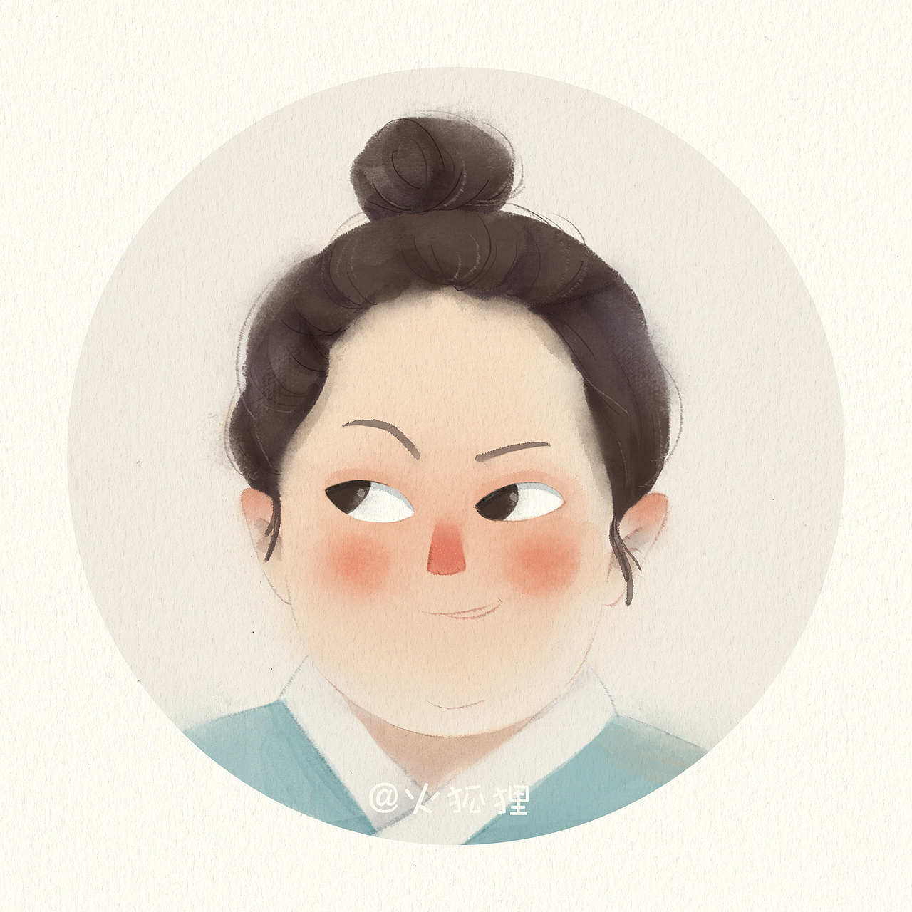 板绘水彩头像系列 #绿豆传#（图ZMTkxNDI2OTUy） - 儿童插画 - 站酷设计师火狐狸狸原创素材 - 站酷ZCOOL