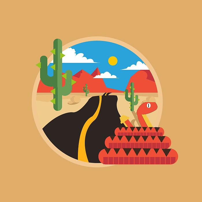 扁平小插画  练习