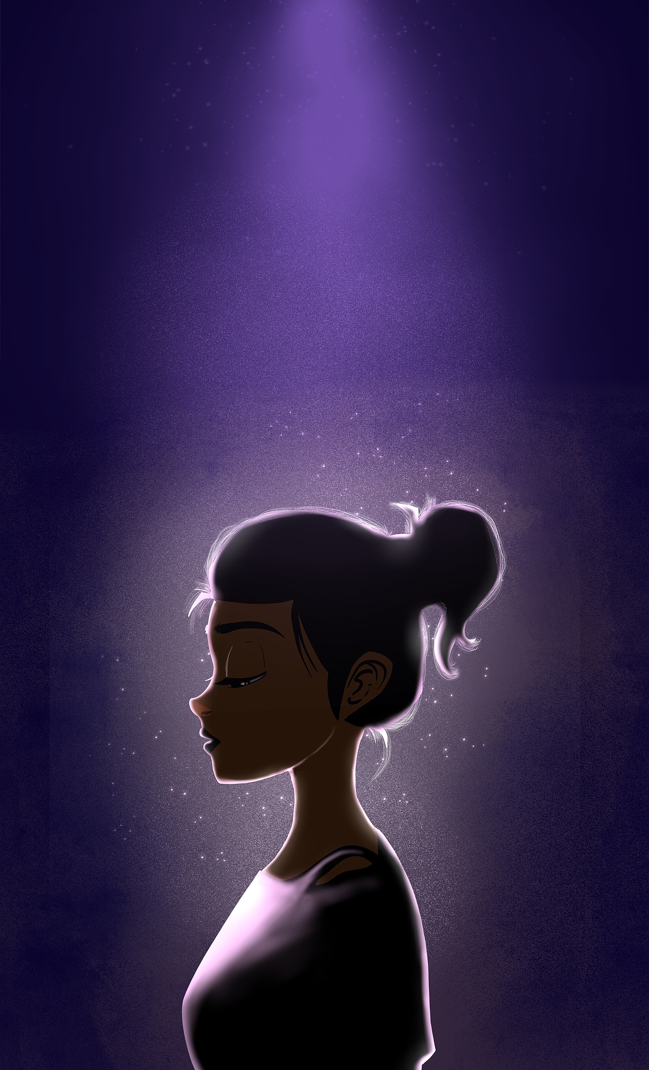 侧面人物光线练习