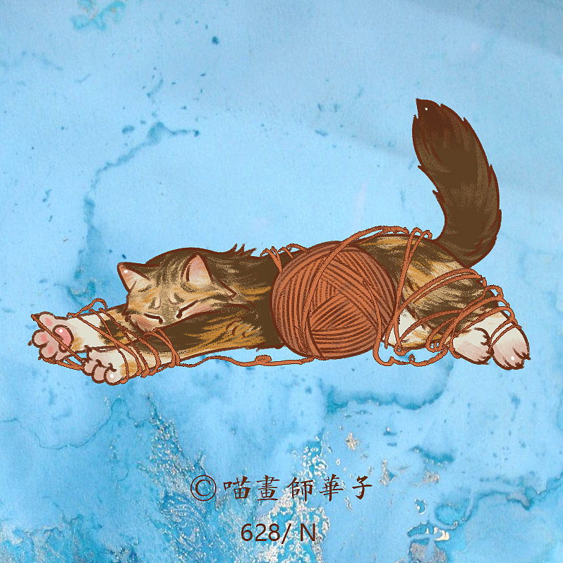 不断更日常画猫的275天（图ZMTk3ODk1NDI4） - 艺术插画 - 站酷设计师喵画师华子原创素材 - 站酷ZCOOL