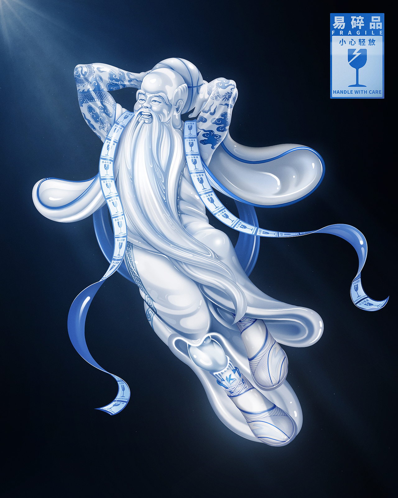 篮球老人（图ZMzA2ODc2NDY4） - 新锐潮流插画 - 站酷设计师Kwok盖原创素材 - 站酷ZCOOL