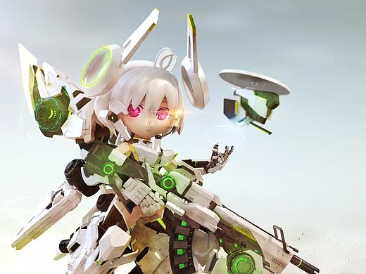 【重装战姬】RN特战型机甲及α-16激活状态