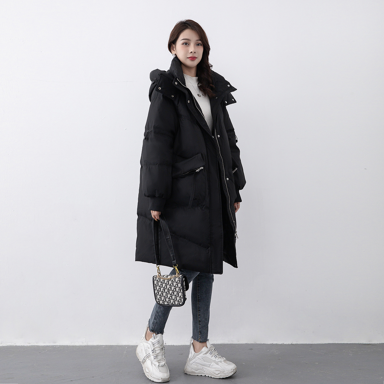 女装羽绒服拍摄