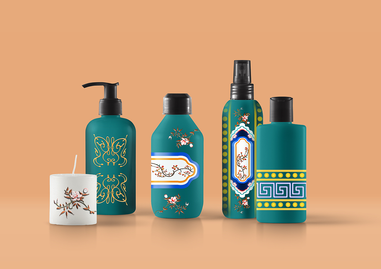 华灿颐和园文创（图ZMTg4ODc5Mzky） - 艺术插画 - 站酷设计师节隐原创素材 - 站酷ZCOOL