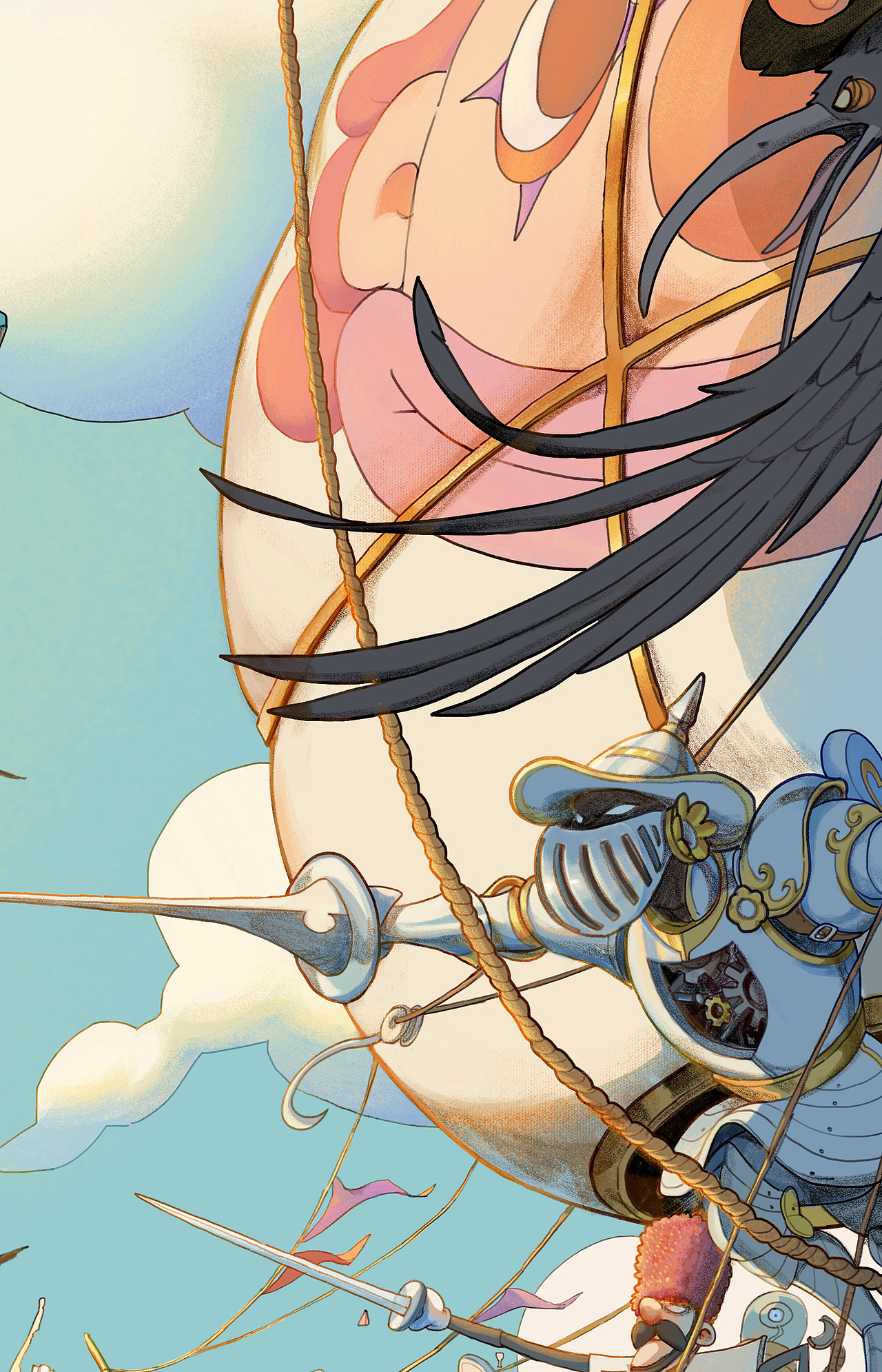 《飞机和船》插画绘制过程~（图ZMzU0OTI3NDgw） - 创作习作 - 站酷设计师肥猫牛奶原创素材 - 站酷ZCOOL