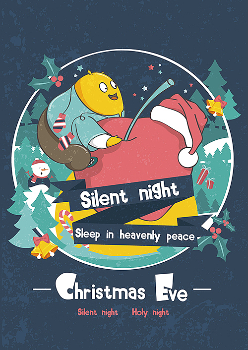 豆福传系列插画2014-2016