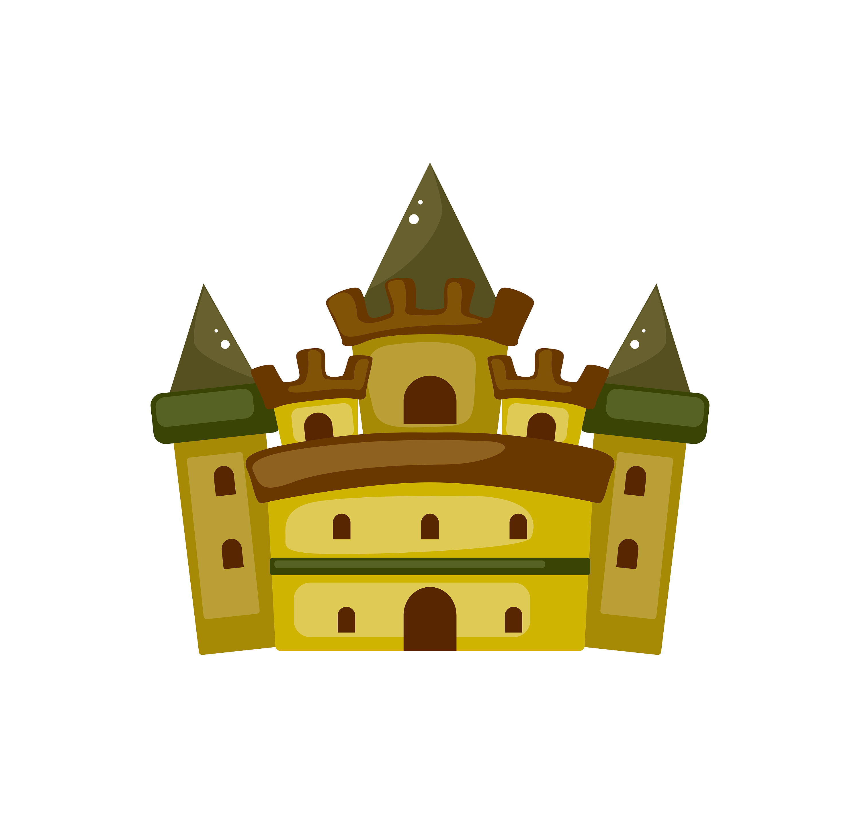 每日一练~城堡宫殿矢量图(原文件)|ui|图标|onli - 原创作品 - 站酷 (