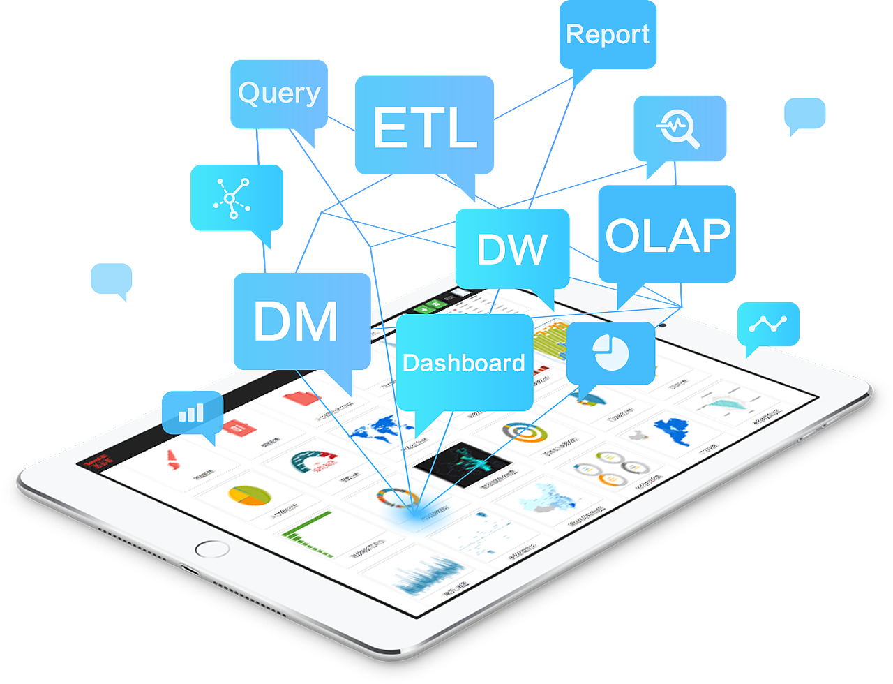 商业智能分析工具数据分析工具报表分析工具 ETL OLAP