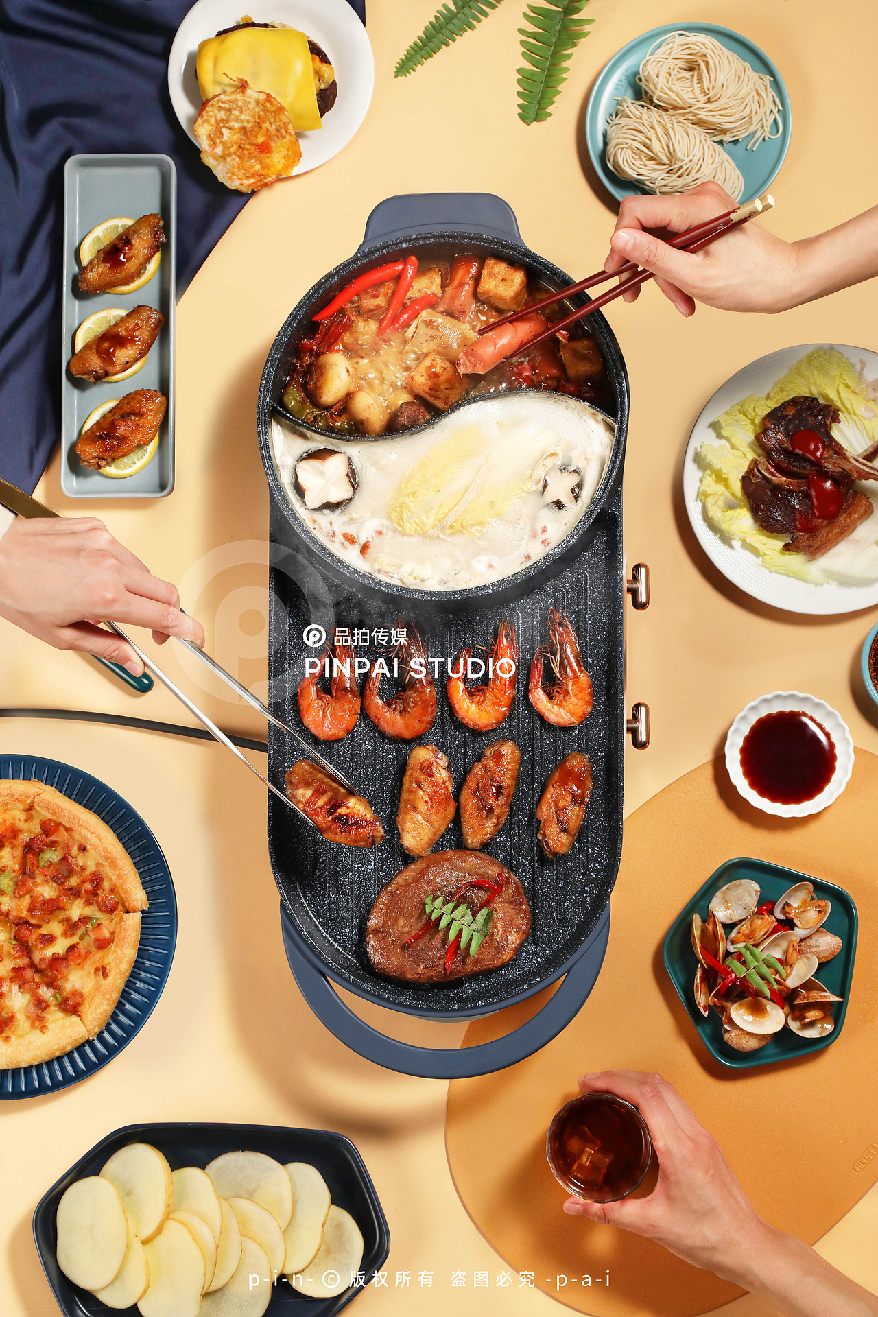 奥克斯多功能锅｜品拍传媒