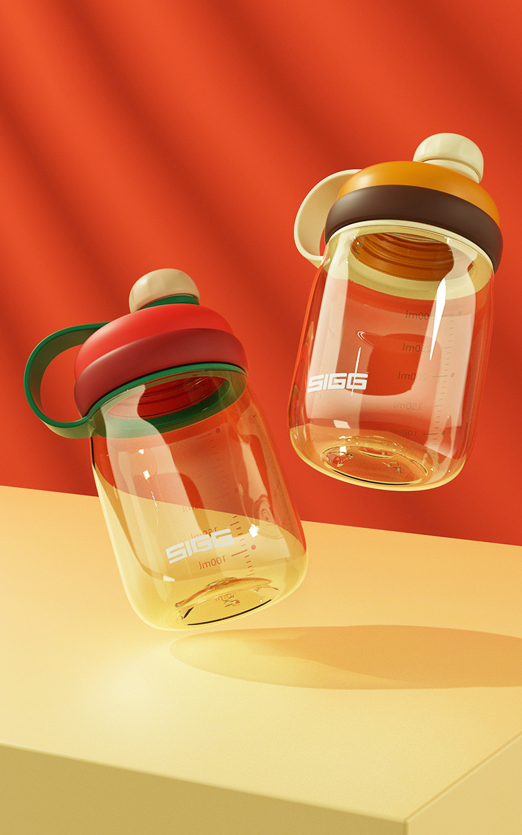 2021年上半年做的水杯产品详情海报渲染