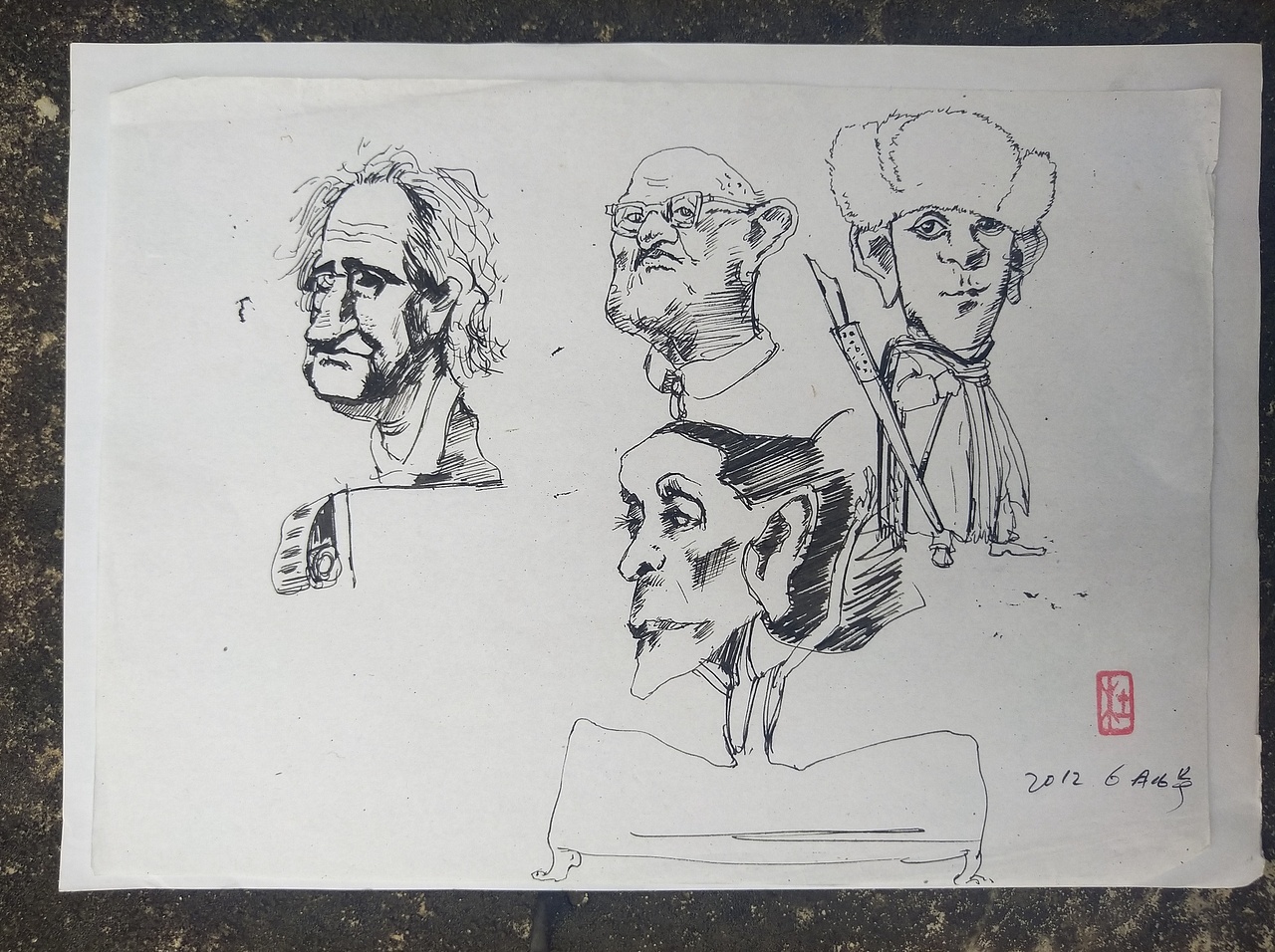 阿杜 手绘 速写 阿杜速写 阿杜手绘 速写肖像画（图ZMjAxMzk3NzU2） - 绘画 - 站酷设计师阿杜手绘速写原创素材 - 站酷ZCOOL