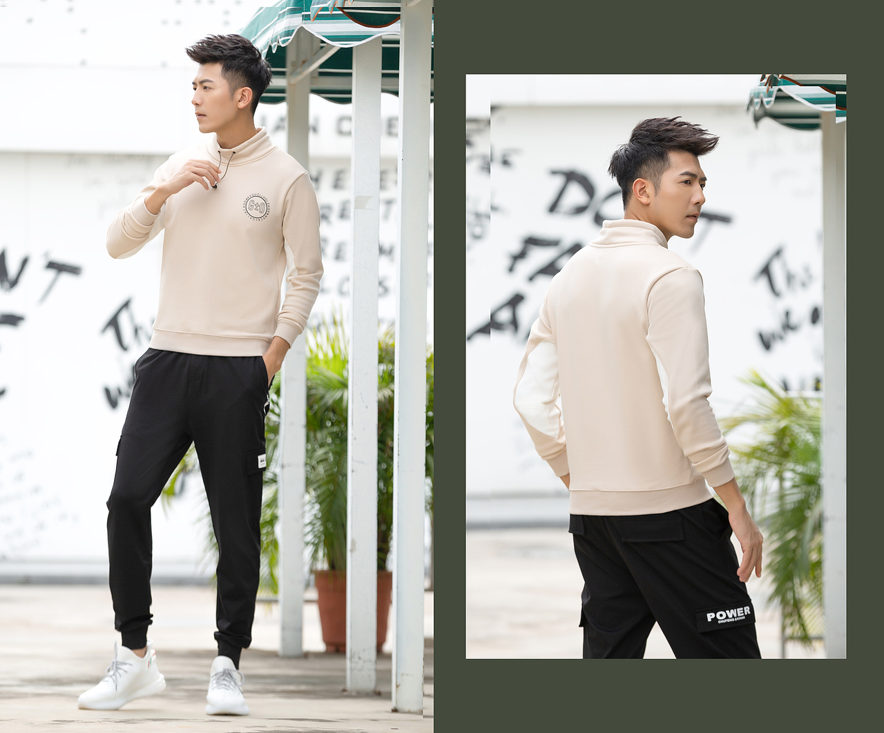 冬季男装服饰拍摄