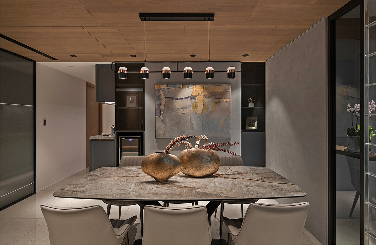 家装设计案例鉴赏——现代简约风度假感三居室