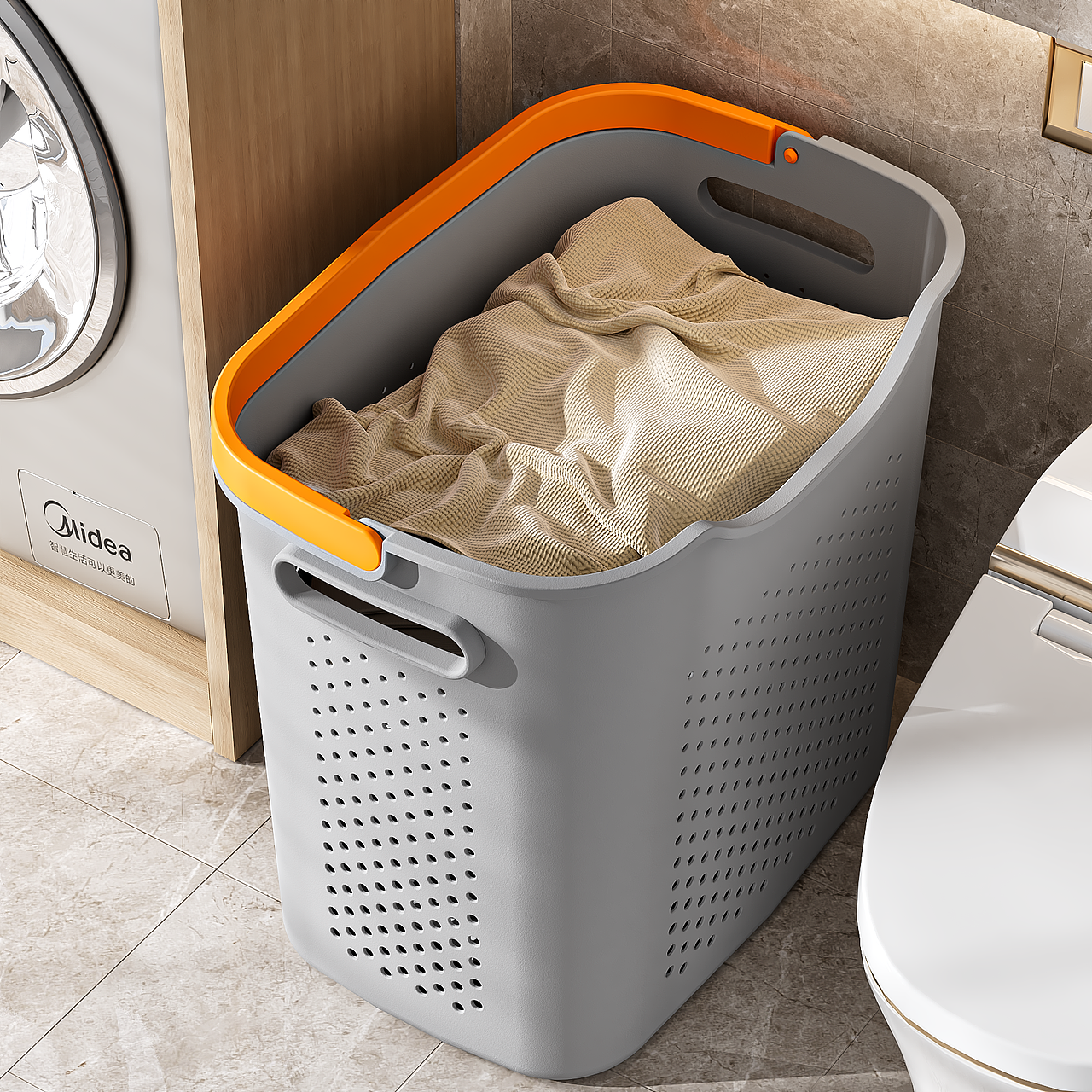 臟衣籃、衣服收納框、衛(wèi)生間陽臺（圖ZMzY3ODc3MDUy） - 產(chǎn)品 - 站酷設(shè)計(jì)師LumeLab原創(chuàng)素材 - 站酷ZCOOL