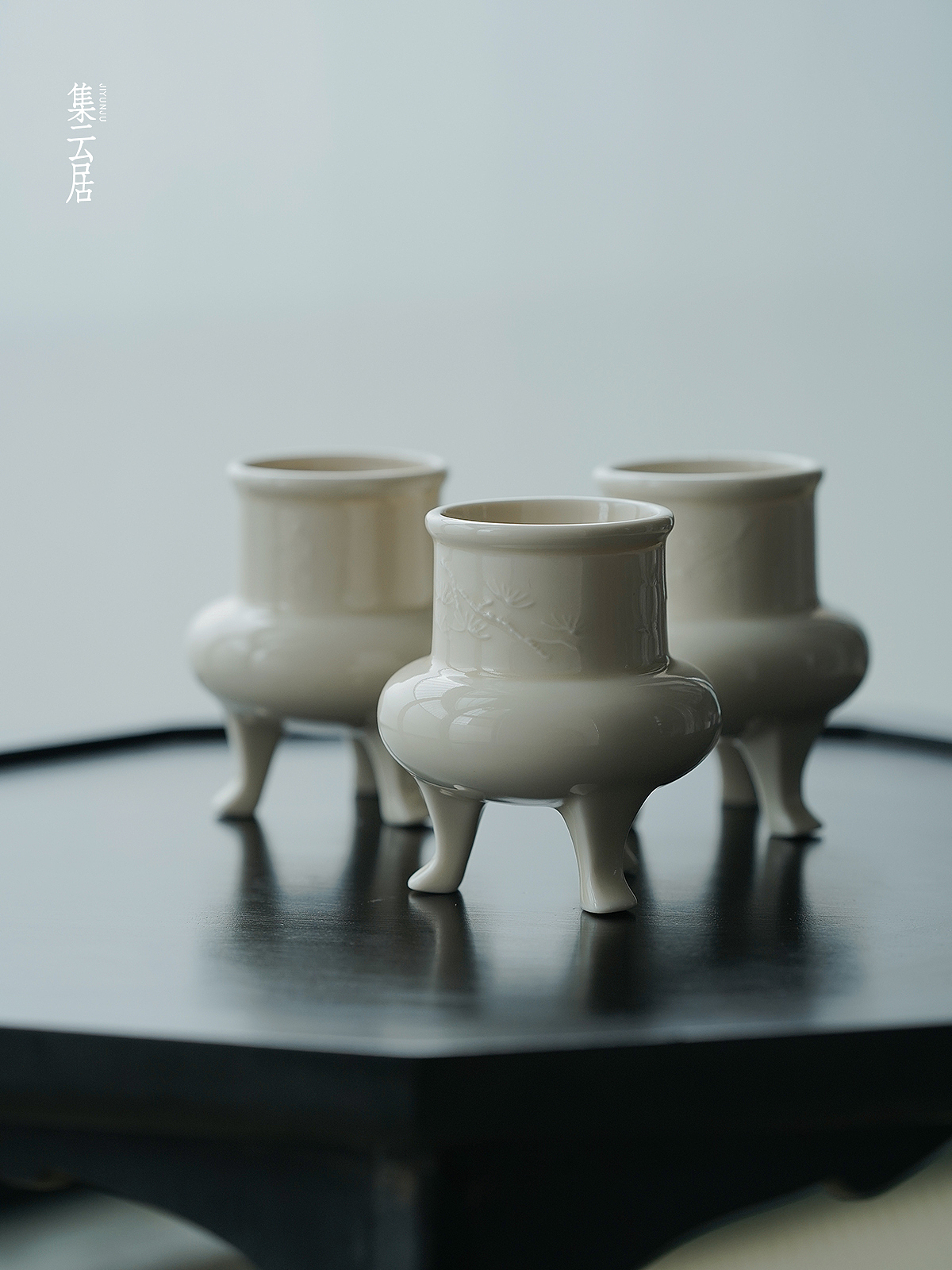 中国白·琴炉·明黄釉