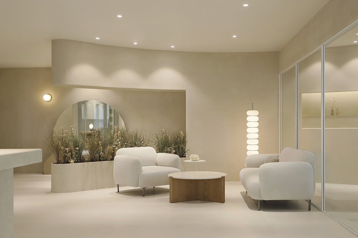 办公室设计案例鉴赏——化妆品品牌公司工作室装修设计（图ZMzE1MjUxMjI0） - 其他空间 - 站酷设计师成都有木设计原创素材 - 站酷ZCOOL