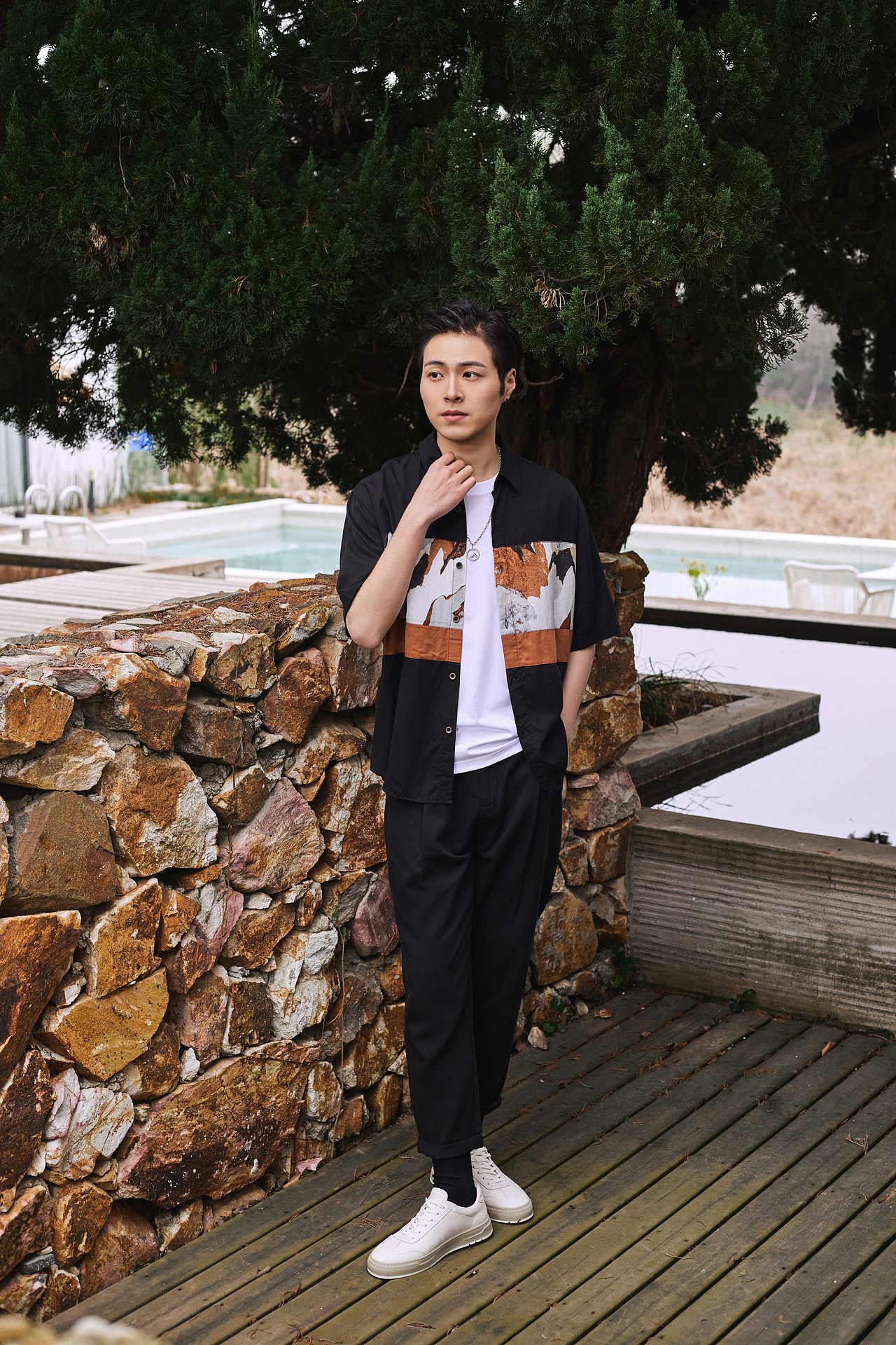 迹风男装夏季拍摄