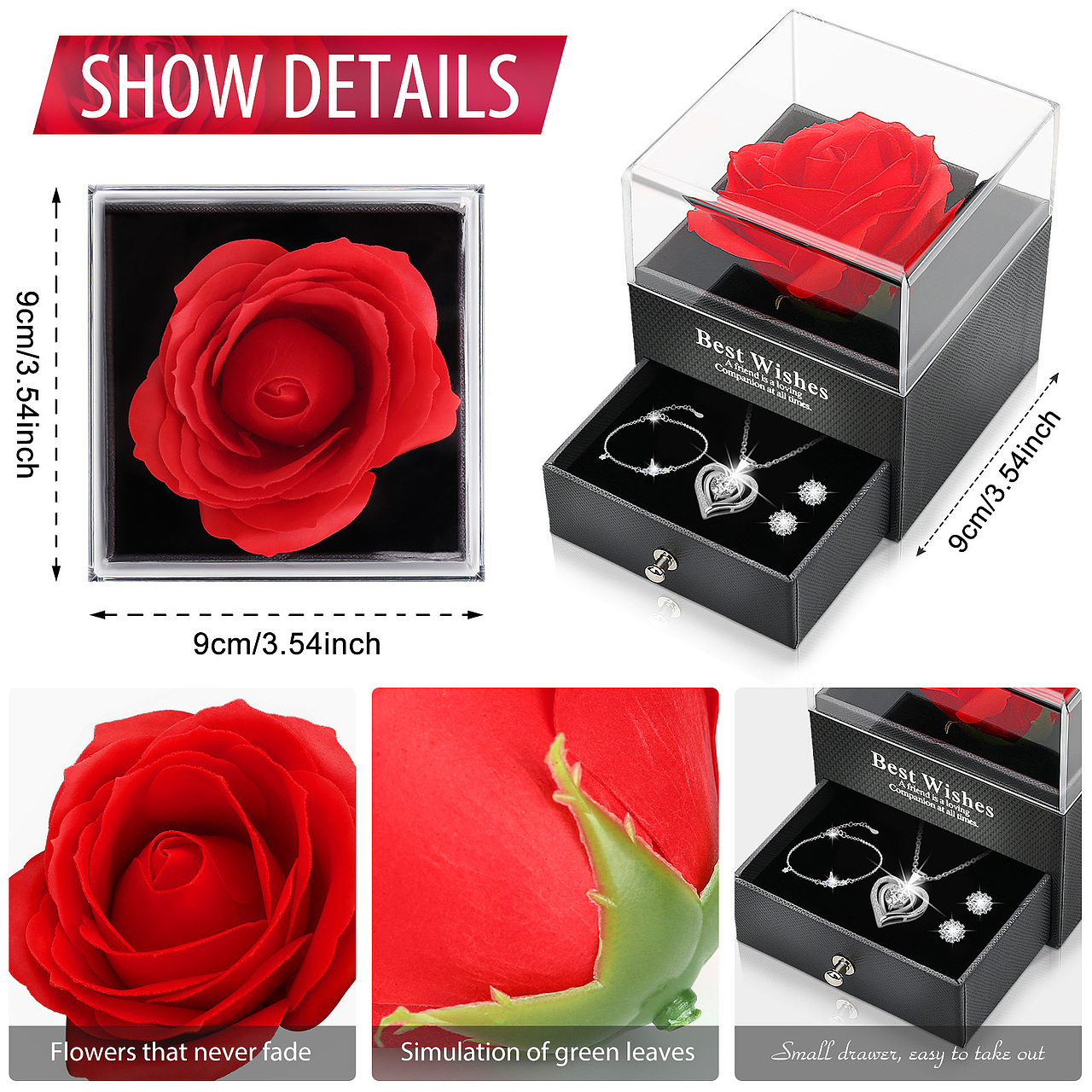 亚马逊-玫瑰礼盒套装