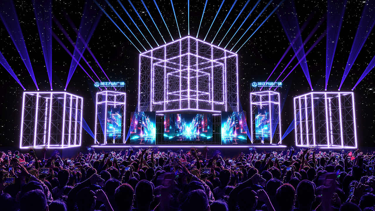 音乐节舞台（图ZMzY3MTQ3MDg4） - 其他三维 - 站酷设计师Z18024477原创素材 - 站酷ZCOOL
