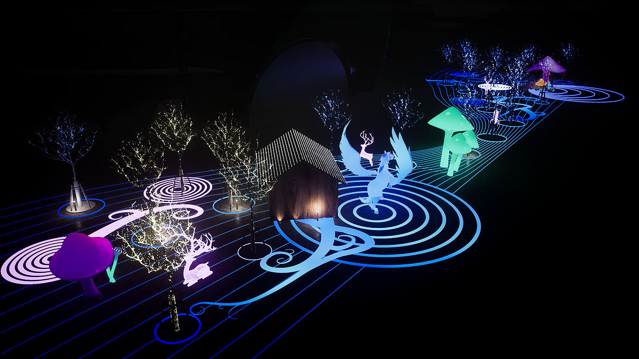 爱丽丝梦游仙境/夜景亮化