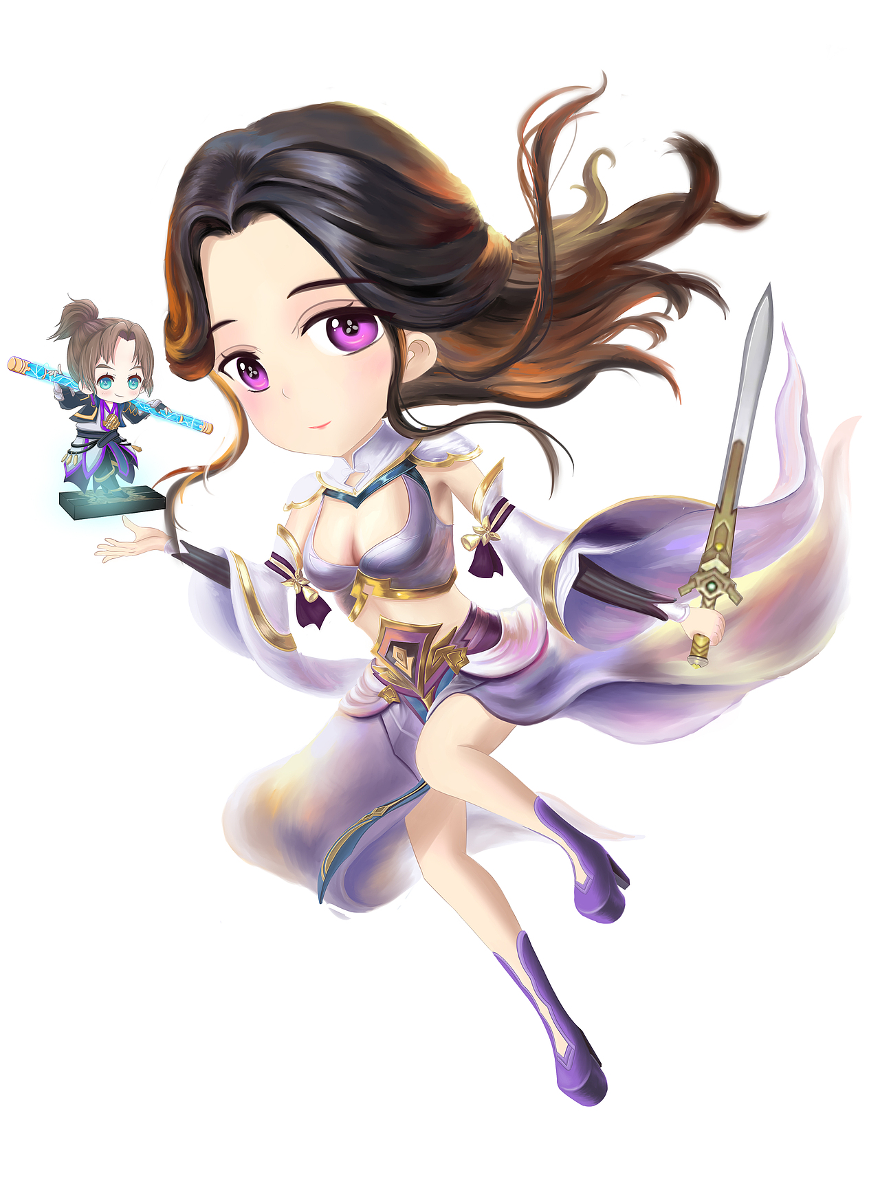 至尊&紫霞（图ZOTAzMTgzMzI=） - 图案 - 站酷设计师桜Sakuraovo原创素材 - 站酷ZCOOL