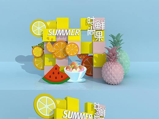 夏季商场美陈