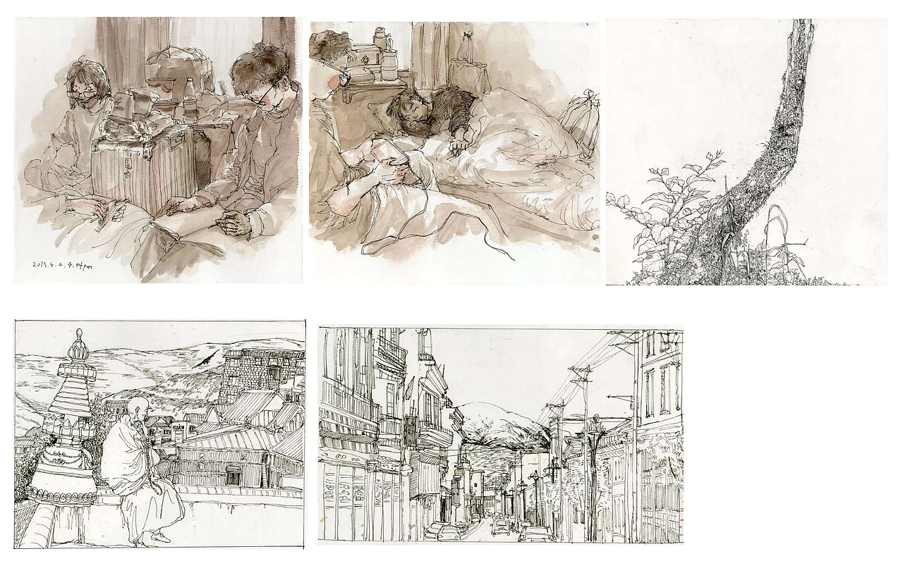 懿晏2019年终总结·插画·岩彩·模型·版画