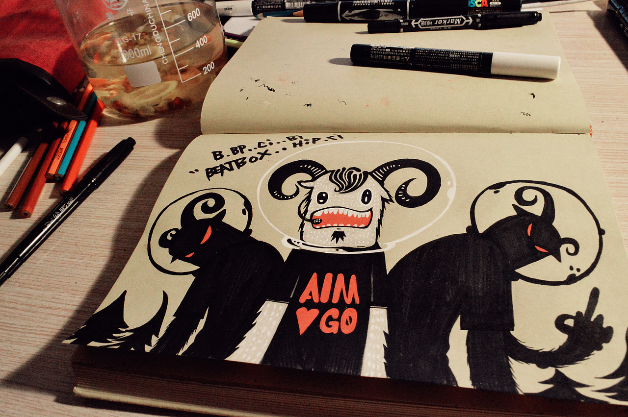 【SAY】手绘本,风格没变。