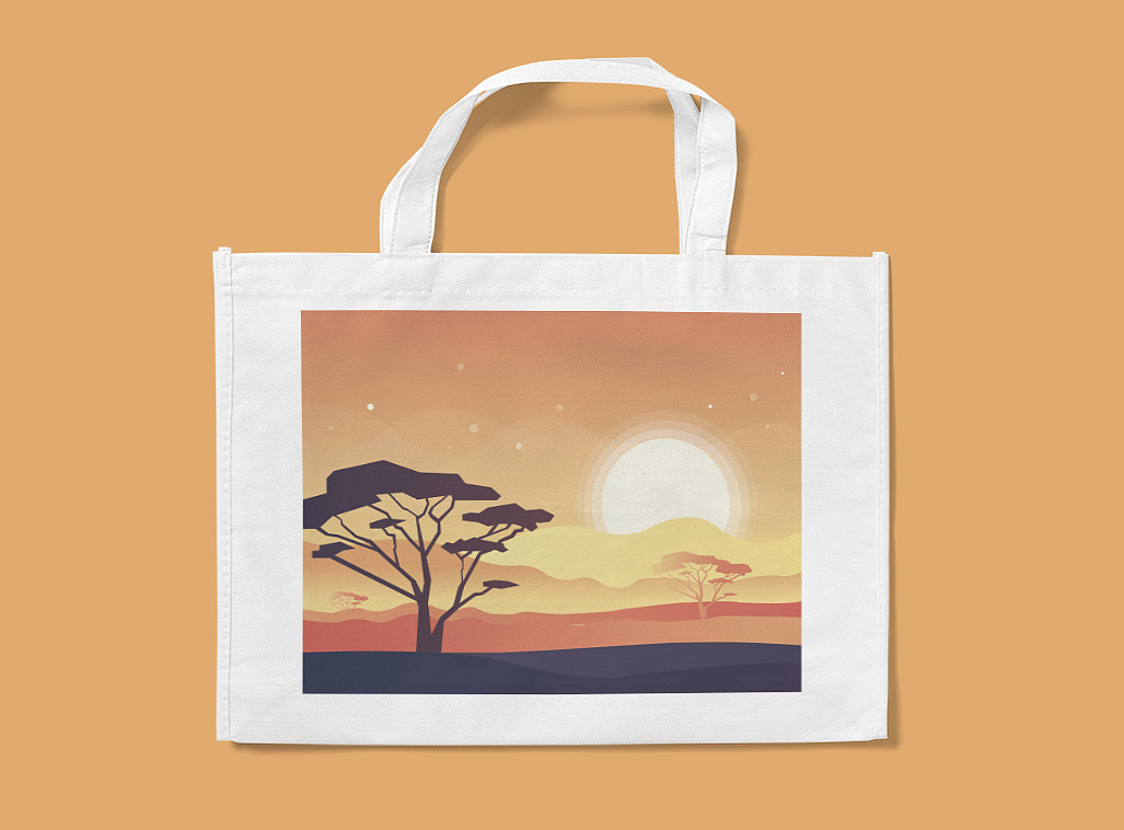 线性logo 矢量插画 样机试图