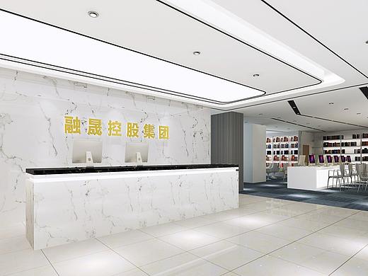 兰州丝路电商产业园办公室装修设计效果图
