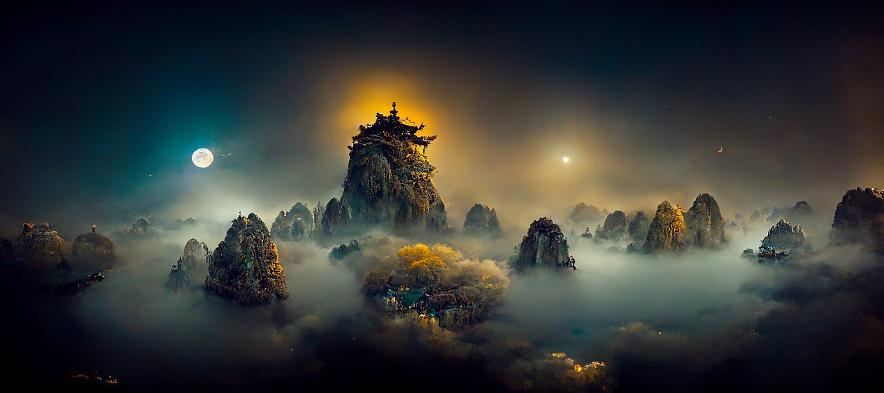 Midjourney（Ai/人工智能 绘图） 尝试（图ZMzE1NDA3MzQ0） - 概念设定 - 站酷设计师贰柒Eita原创素材 - 站酷ZCOOL