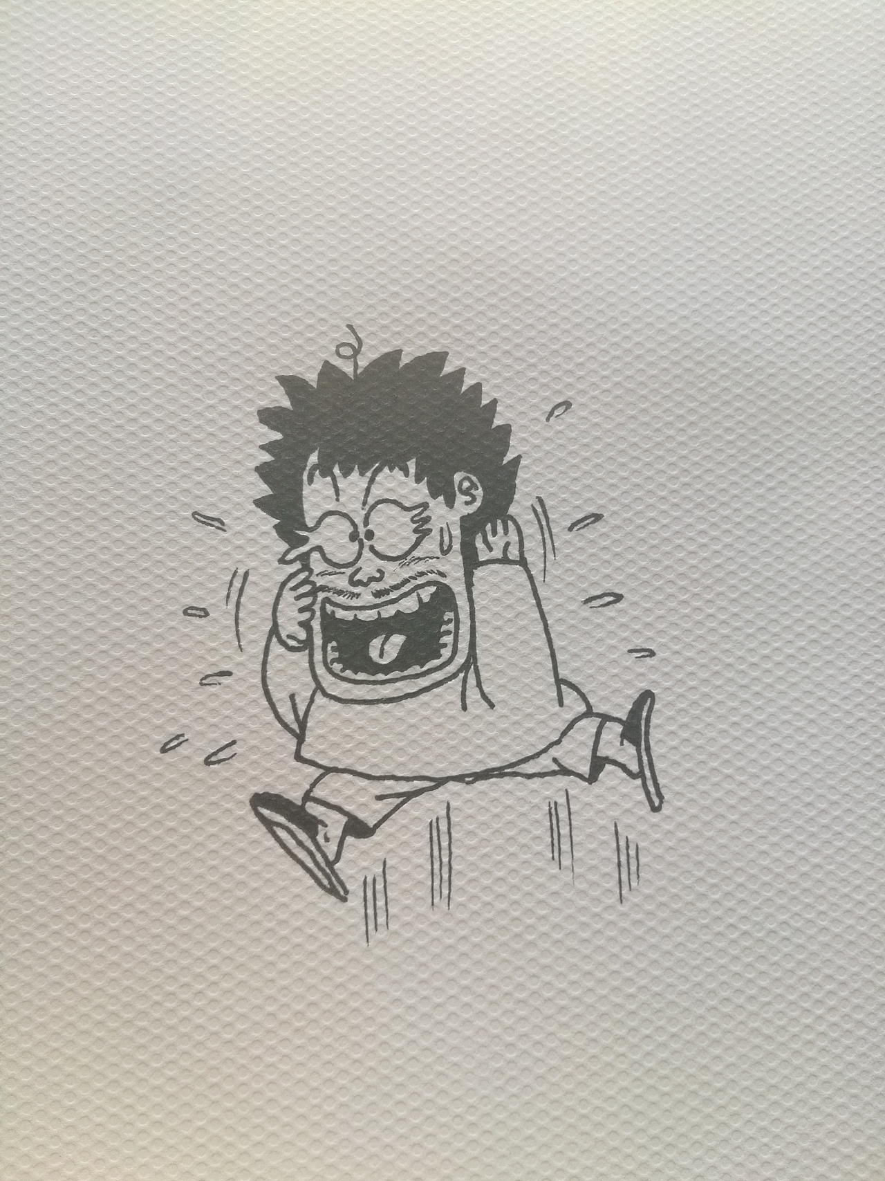 一组漫画手绘稿