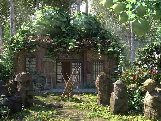 巧课力CGmomo模型班线下十期场景作业（最终效果） 