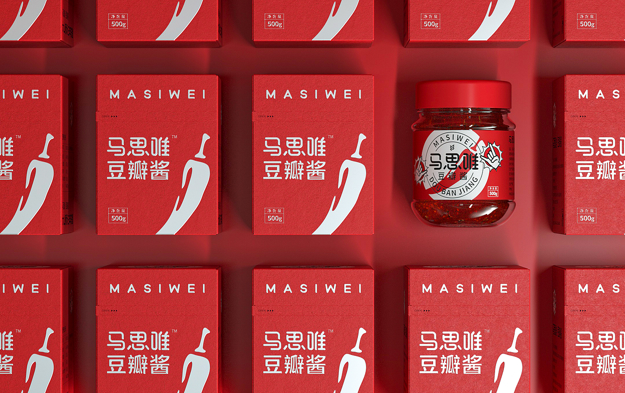 豆瓣酱品牌包装设计 | 马思唯