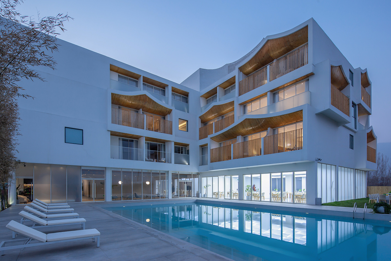 天空之院民宿酒店空间拍摄