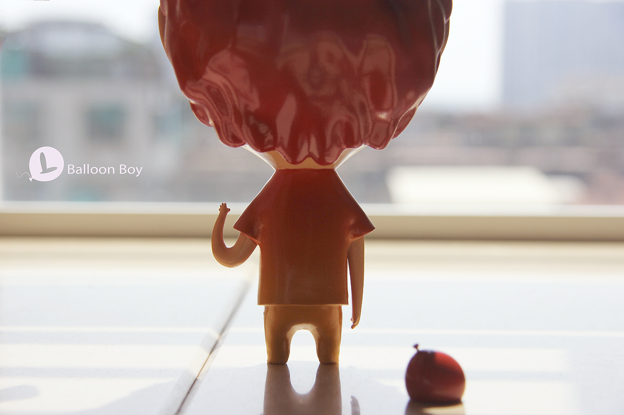 Balloon Boy Art Toy 实物拍摄