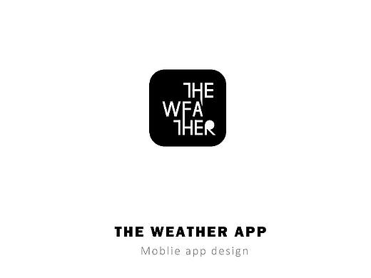 Theweather天气类APP