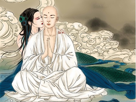 临摹千景绘青蛇