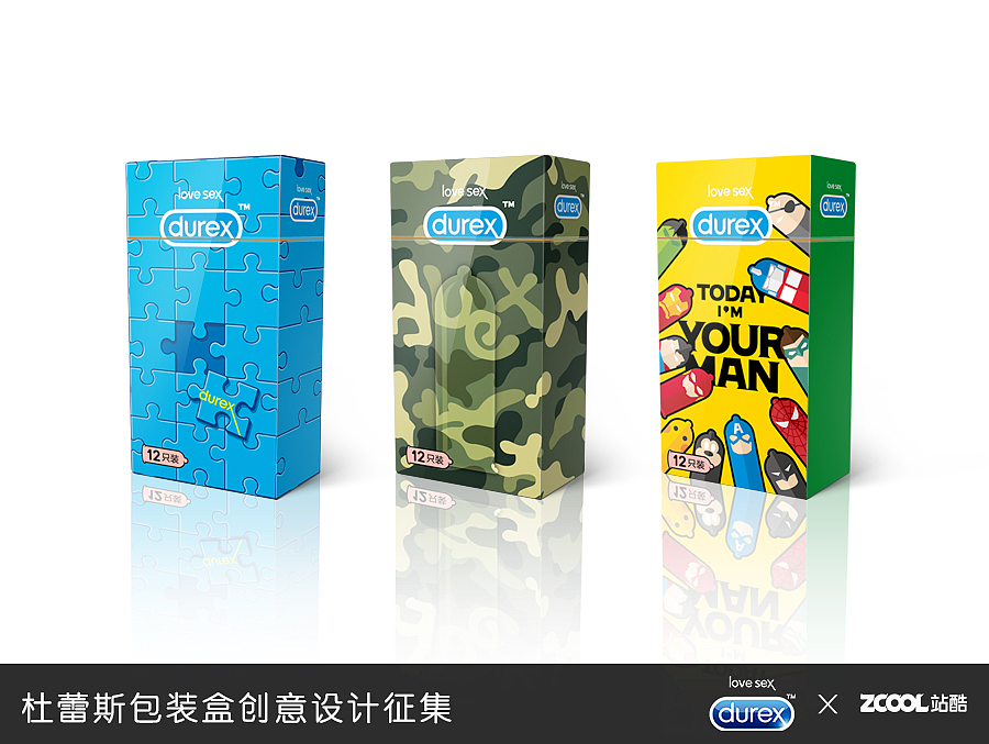 杜蕾斯包装盒 创意设计（图ZMjgxOTc2NjQ=） - 图案 - 站酷设计师李健LEE原创素材 - 站酷ZCOOL