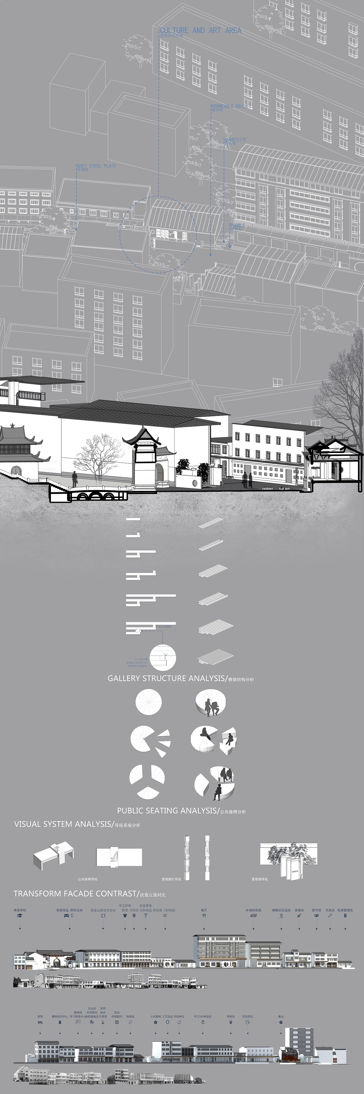回龙山镇商业步行街改造