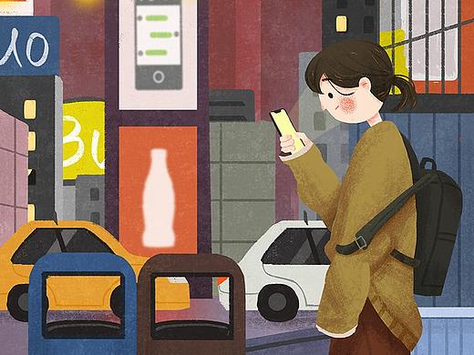 城市系列插画