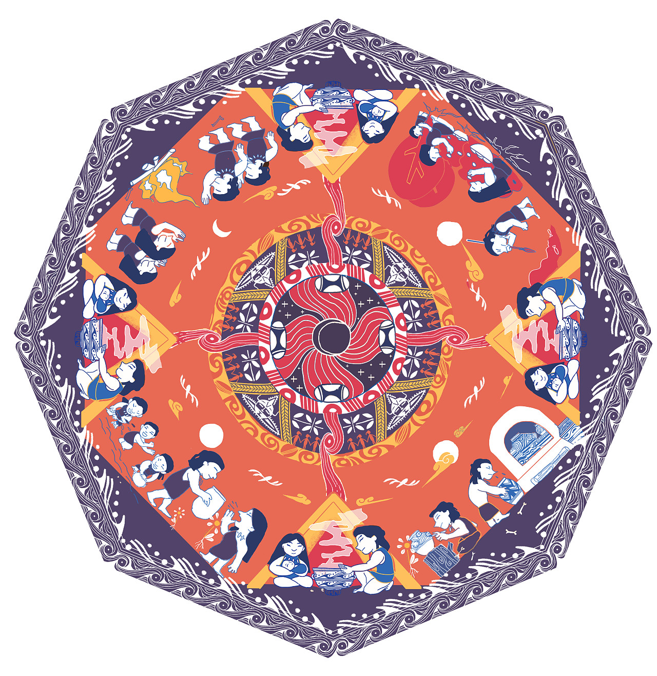 文创伞面设计_已商用