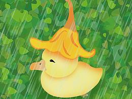 下雨了