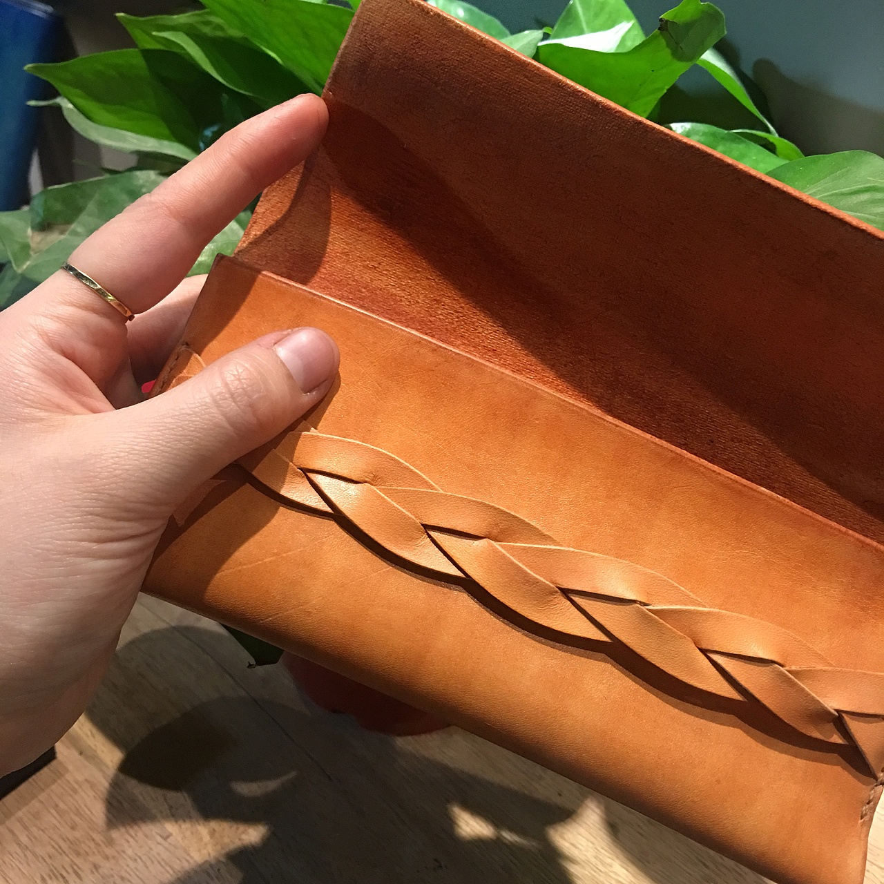 手工皮具 钱包卡包