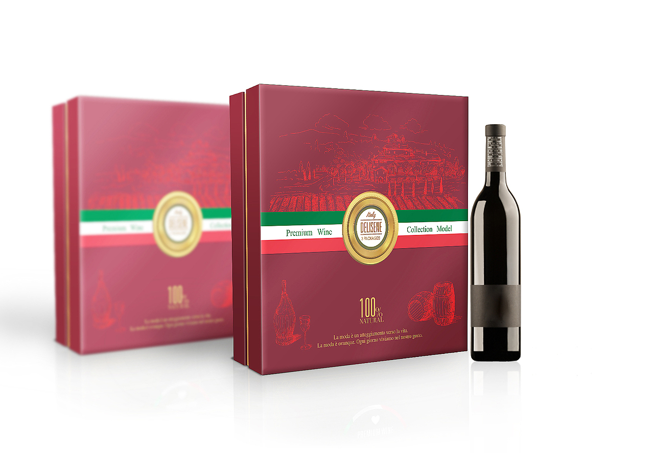 意大利3瓶装红酒精装盒礼品盒（图ZMTY3MjA4NjEy） - 包装 - 站酷设计师土豆炒地瓜原创素材 - 站酷ZCOOL