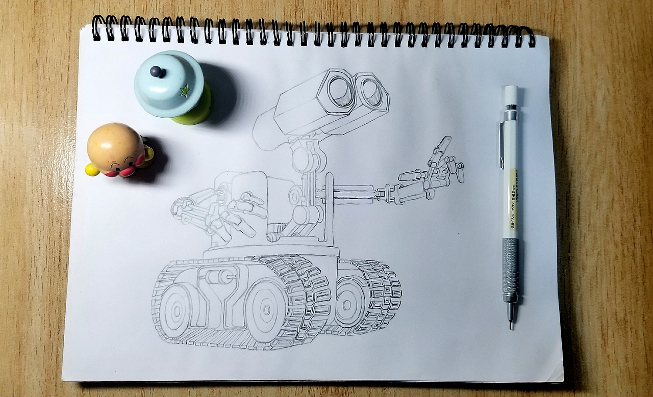 机器人瓦力结构图