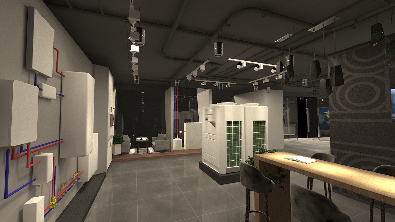 约克空调门店设计（图ZMjM3NjkwNzcy） - 家装设计 - 站酷设计师我家阿卡洒水车原创素材 - 站酷ZCOOL