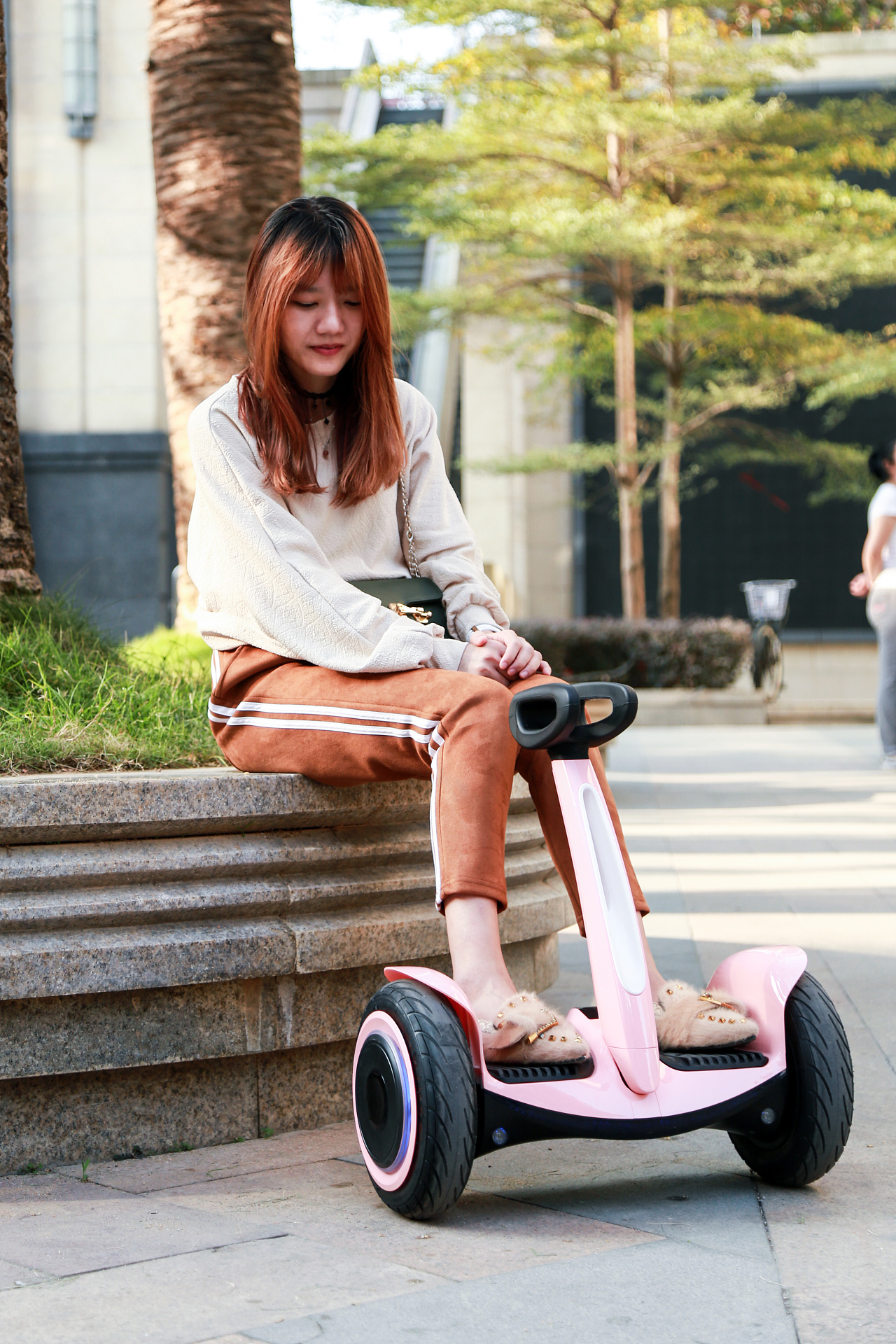 平衡车户外摄影