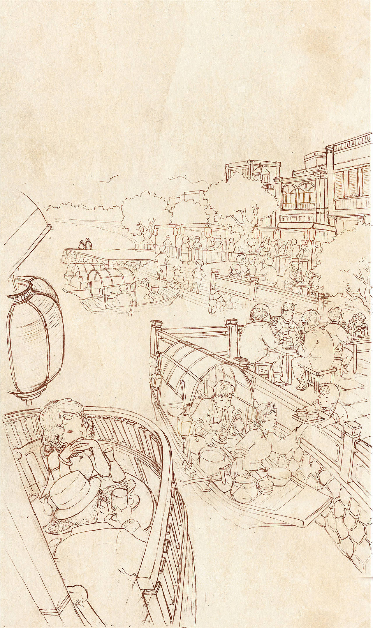 "广东道至正"插画（图ZMjMyMzgyNTI=） - 商业插画 - 站酷设计师KinYip原创素材 - 站酷ZCOOL